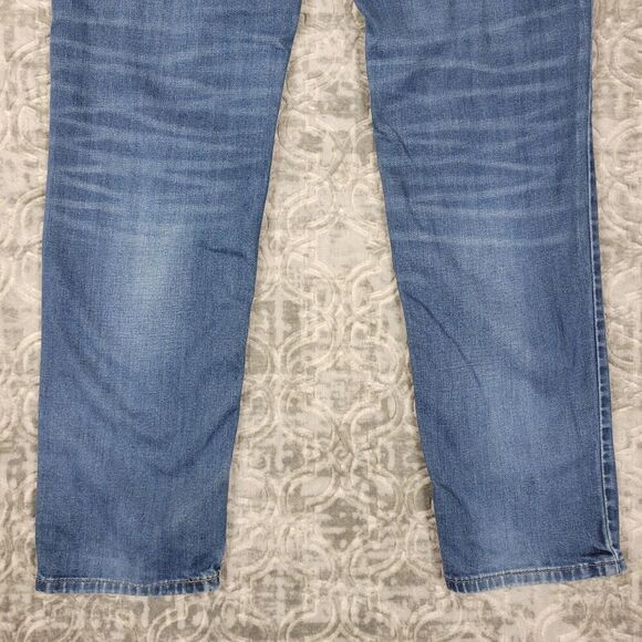 Levis 541 Jeans Mens Size 34x36 (35x34) Blue Stretch Denim Straight Leg 5 Pocket - Picture 6 of 15